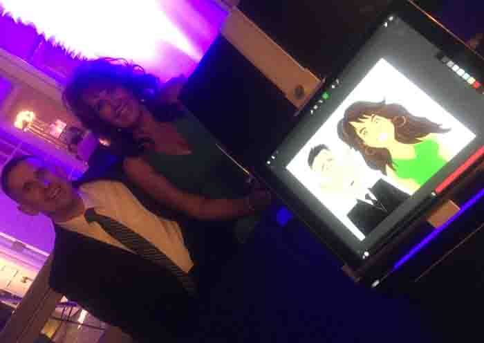Caricatures adaptation into the digital age